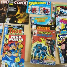 Cómics: LOTE DE 14 COMICS VARIADOS, SPIDERMAN, CONAN, SUPERMAN, NICK FURIA...VER FOTOS