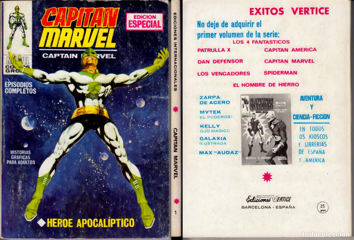 C&oacute;mics: Vertice V1 Capitan Marvel Colecci&oacute;n completa MBE - Foto 3
