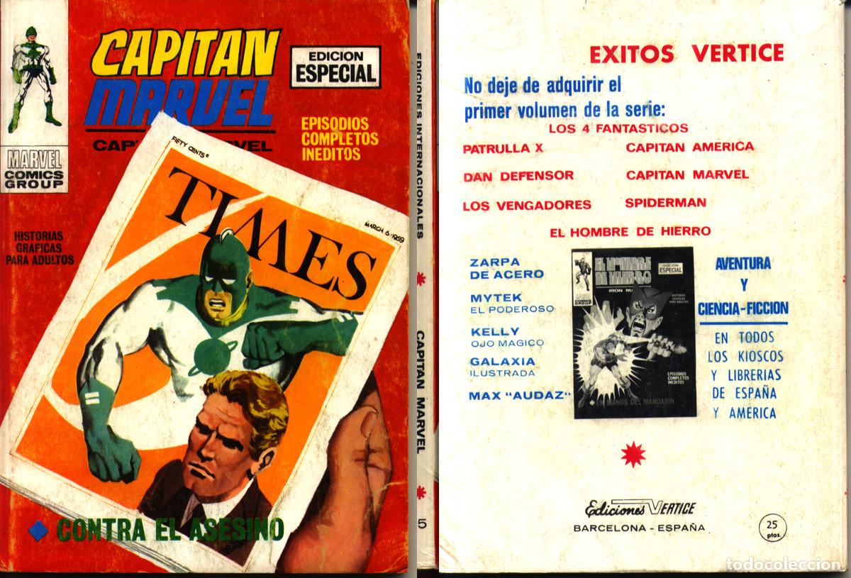C&oacute;mics: Vertice V1 Capitan Marvel Colecci&oacute;n completa MBE - Foto 7