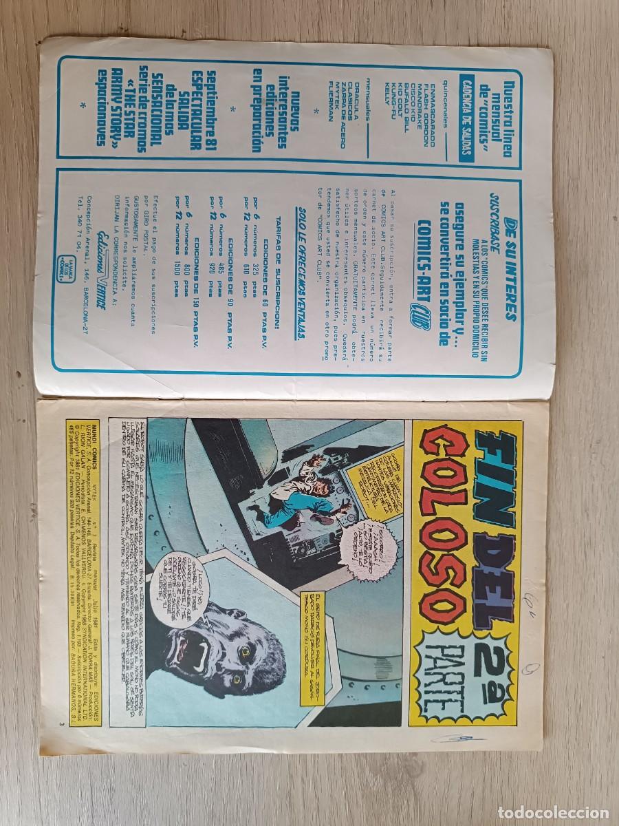 C&oacute;mics: MYTEK EL PODEROSO N&ordm; 3,(DE 5).ediciones vertice,a&ntilde;o 1981.EN COLOR. - Foto 2