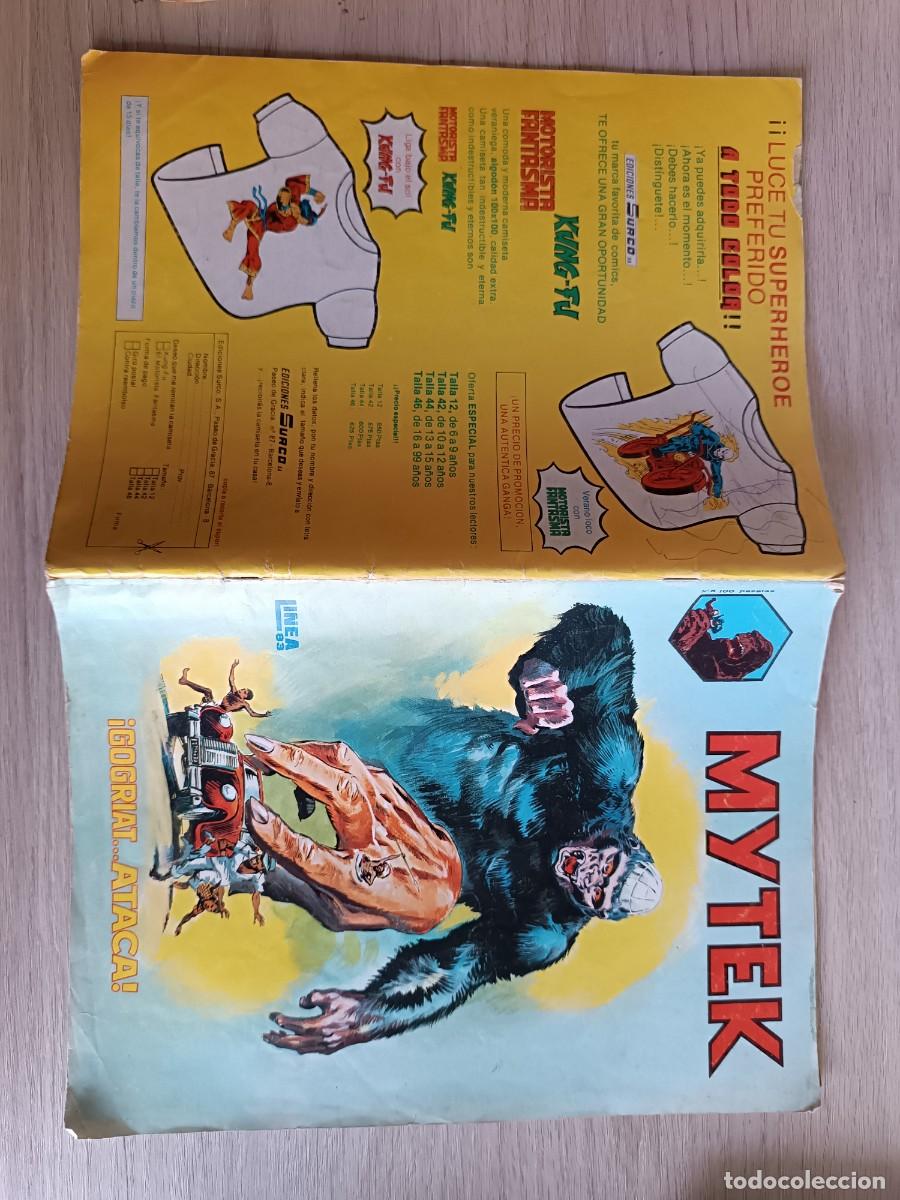 C&oacute;mics: COMIC MYTEK GOGRIAT ATACA N&ordm; 5 A&Ntilde;O 1983 DE EDICIONES SURCO - Foto 2