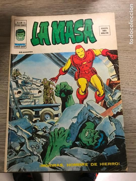 C&oacute;mics: LA MASA N&ordm; 15 VOLUMEN 3 , EDITORIAL V&Eacute;RTICE - Foto 1