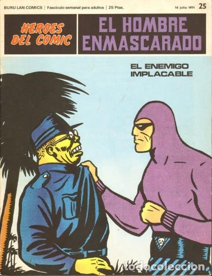 C&oacute;mics: H&eacute;roes del C&oacute;mic 25. El Hombre Enmascarado. El enemigo implacable - Foto 1
