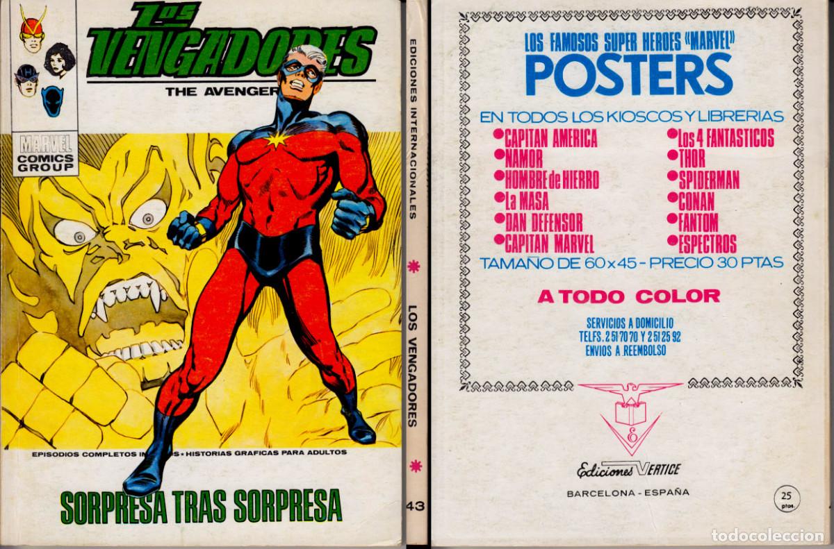 C&oacute;mics: Vertice V1 Los Vengadores 43 - Foto 1