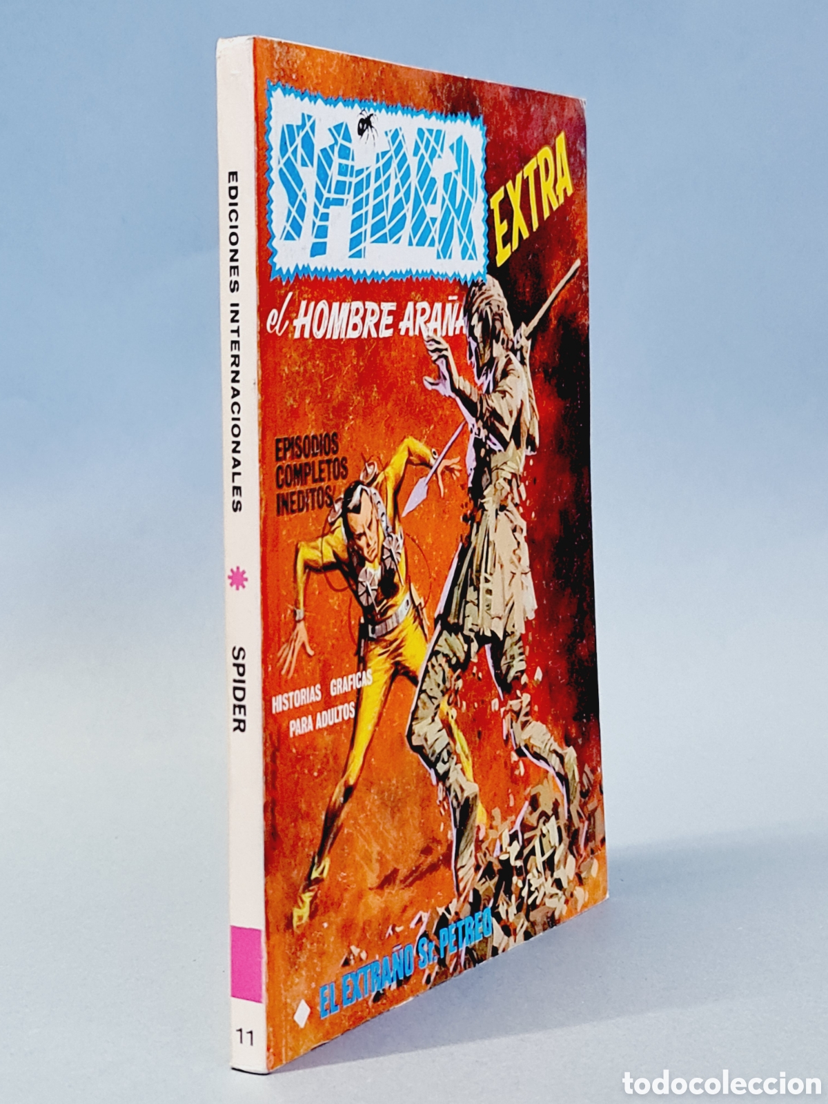 C&oacute;mics: DE KIOSCO SPIDER 11 EL EXTRA&Ntilde;O SR PETREO TACO EDICIONES VERTICE - Foto 1