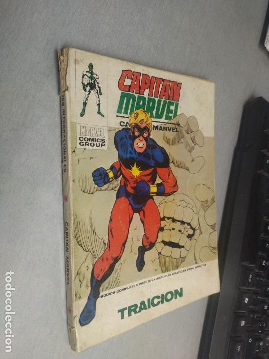 C&oacute;mics: CAPIT&Aacute;N MARVEL N&ordm; 11 / V&Eacute;RTICE TACO - INCOMPLETO - Foto 1