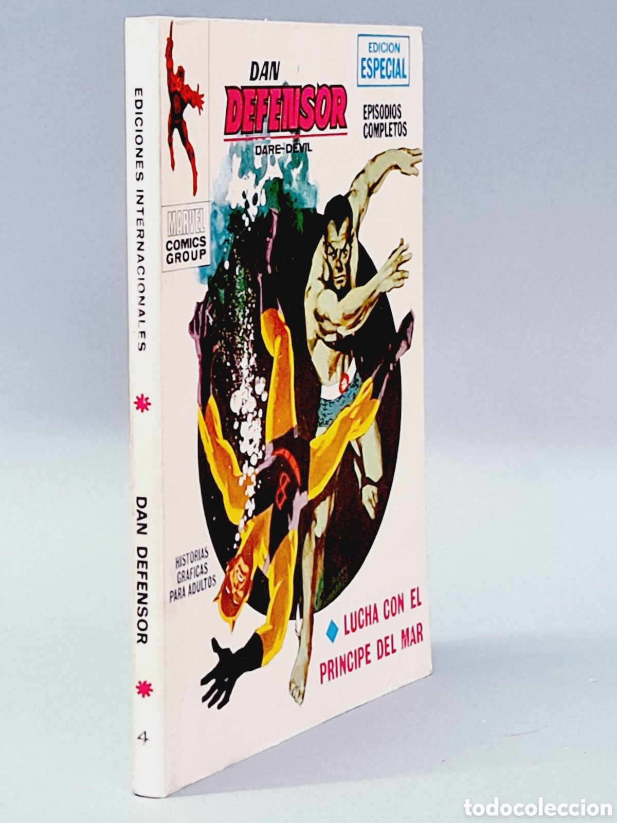 C&oacute;mics: EXCELENTE ESTADO DAN DEFENSOR 4 LUCHA CON EL PR&Iacute;NCIPE DEL MAR TACO EDICIONES VERTICE - Foto 1