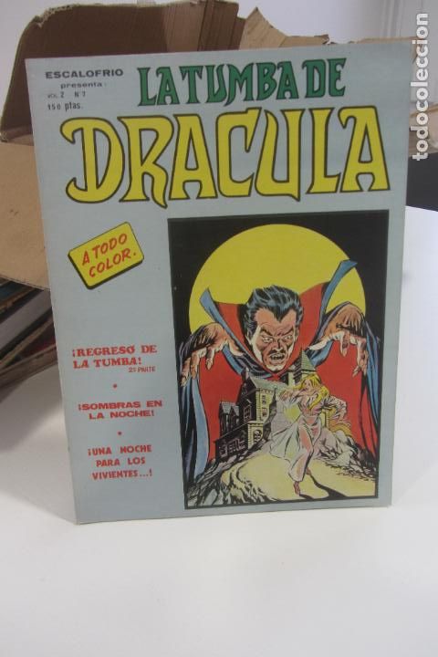 C&oacute;mics: LA TUMBA DE DRACULA. ESCALOFRIO VOL 2 N.&ordm; 7 VERTICE sdx61 - Foto 1