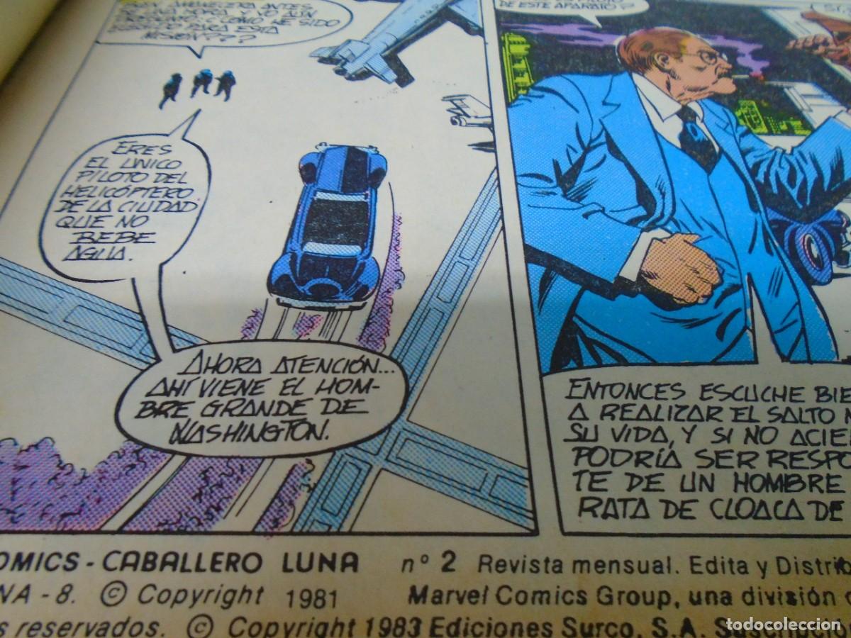 C&oacute;mics: CABALLERO LUNA.EDICIONES SURCO,MARVEL COMICS GROUP,1983.NUMEROS: 2-3-4-5-6. - Foto 3