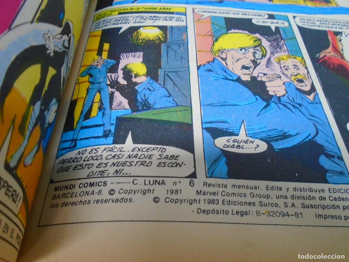 C&oacute;mics: CABALLERO LUNA.EDICIONES SURCO,MARVEL COMICS GROUP,1983.NUMEROS: 2-3-4-5-6. - Foto 4