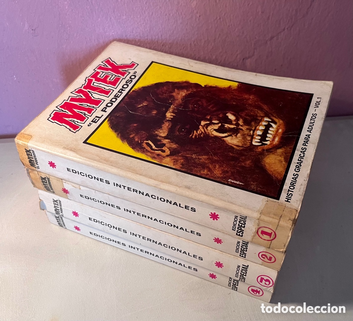 C&oacute;mics: MYTEX EL PODEROSO, EDICIONES INTERNACIONALES, EDICION ESPECIAL, 4 TOMOS, (EDITORIAL V&Eacute;RTICE) - Foto 1