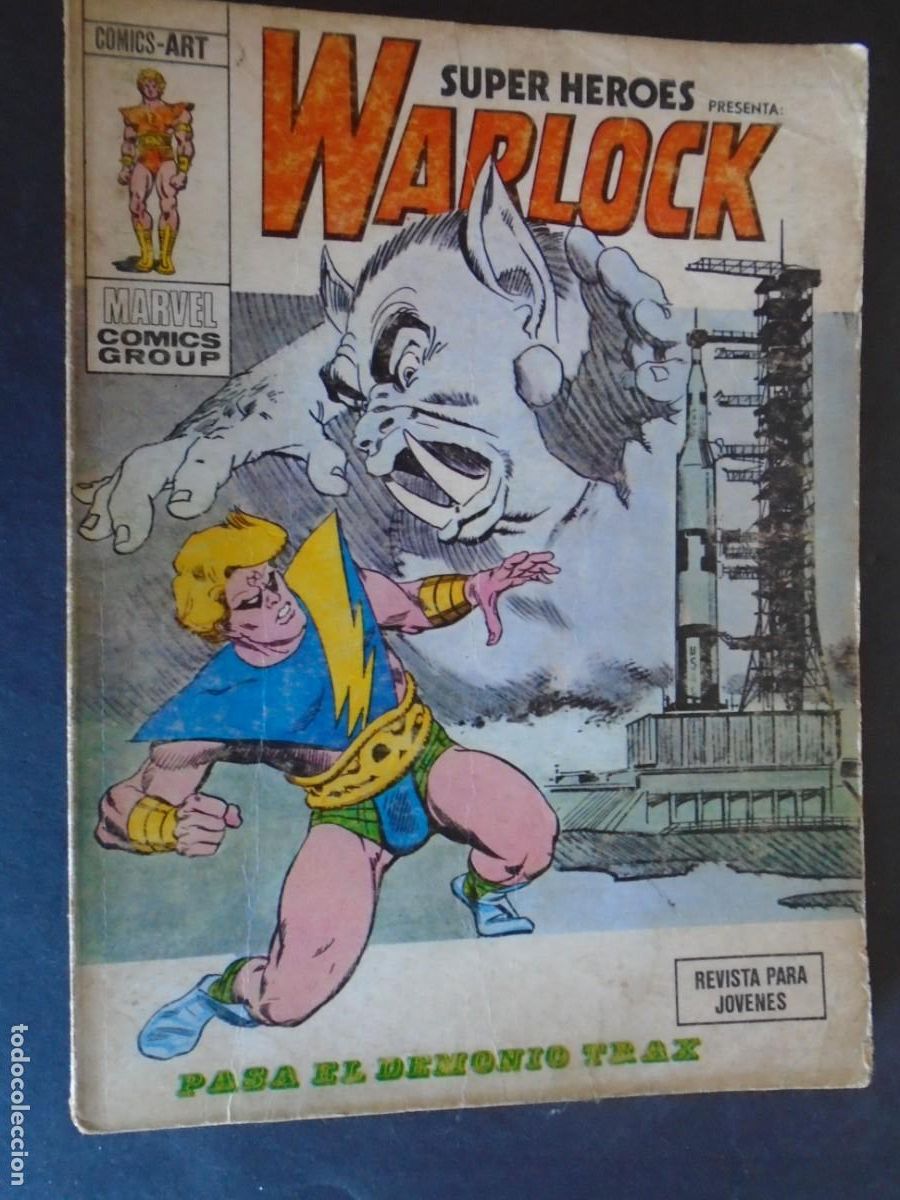 C&oacute;mics: (COM-231202)VERTICE SUPER HEROES PRESENTA : WARLOCK N&ordm;5 30 PTS. - Foto 1