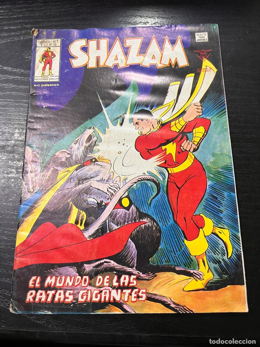 Comics: SHAZAM. VOL. 1. Nº 10.- EL MUNDO DE LAS RATAS GIGANTES. COMICS-ART. ED. VÉRTICE