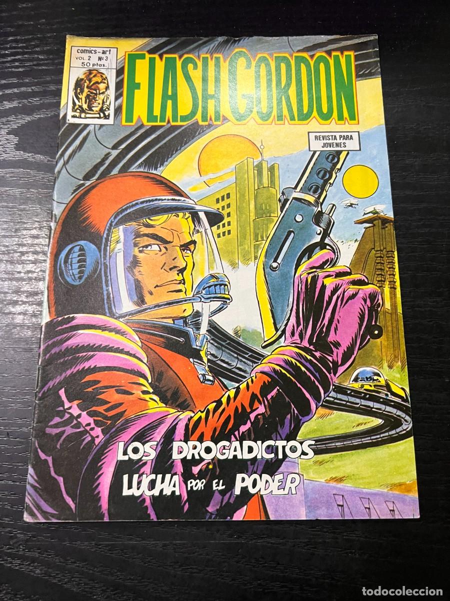 C&oacute;mics: FLASH GORDON. V.2. N&ordm; 3.- LOS DROGADICTOS - LUCHA POR EL PODER. COMICS-ART. ED. VERTICE. NUEVO - Foto 1