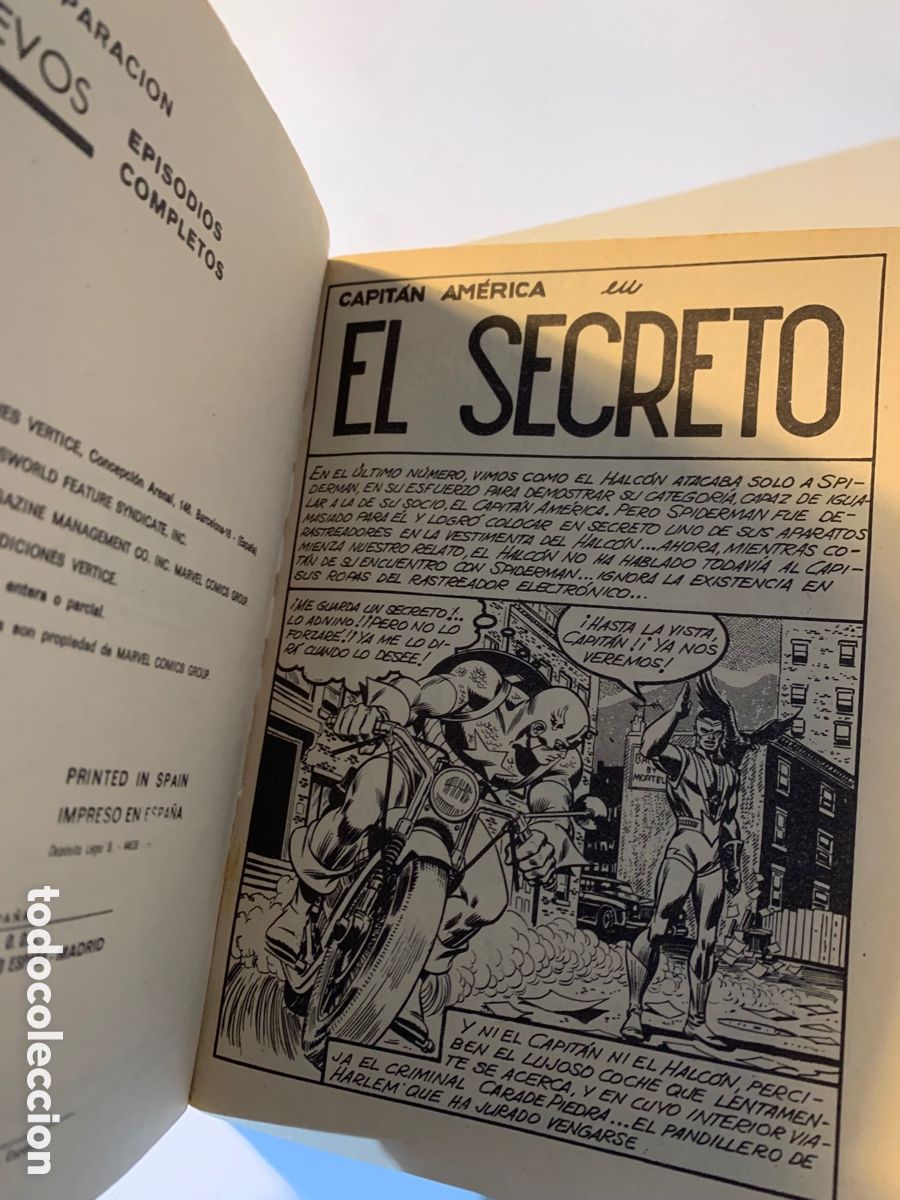 C&oacute;mics: comic capitan america taco vertice n&ordm; 19 el secreto - Foto 5