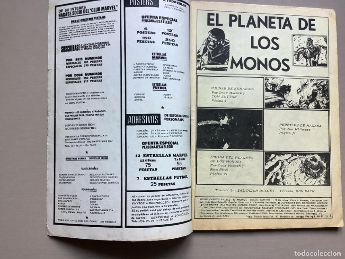 C&oacute;mics: EL PLANETA DE LOS SIMIOS VOLUMEN 2 N&Uacute;MERO 12 - Foto 2