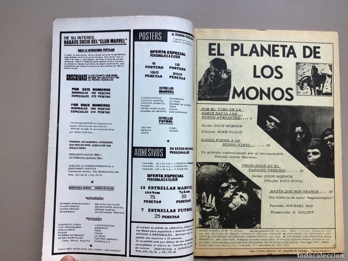 C&oacute;mics: EL PLANETA DE LOS SIMIOS VOLUMEN 2 N&Uacute;MERO 14 - Foto 2