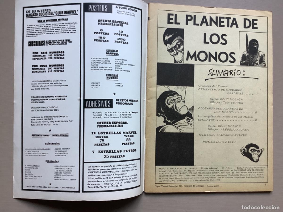 C&oacute;mics: EL PLANETA DE LOS SIMIOS VOLUMEN 2 N&Uacute;MERO 17 - Foto 2