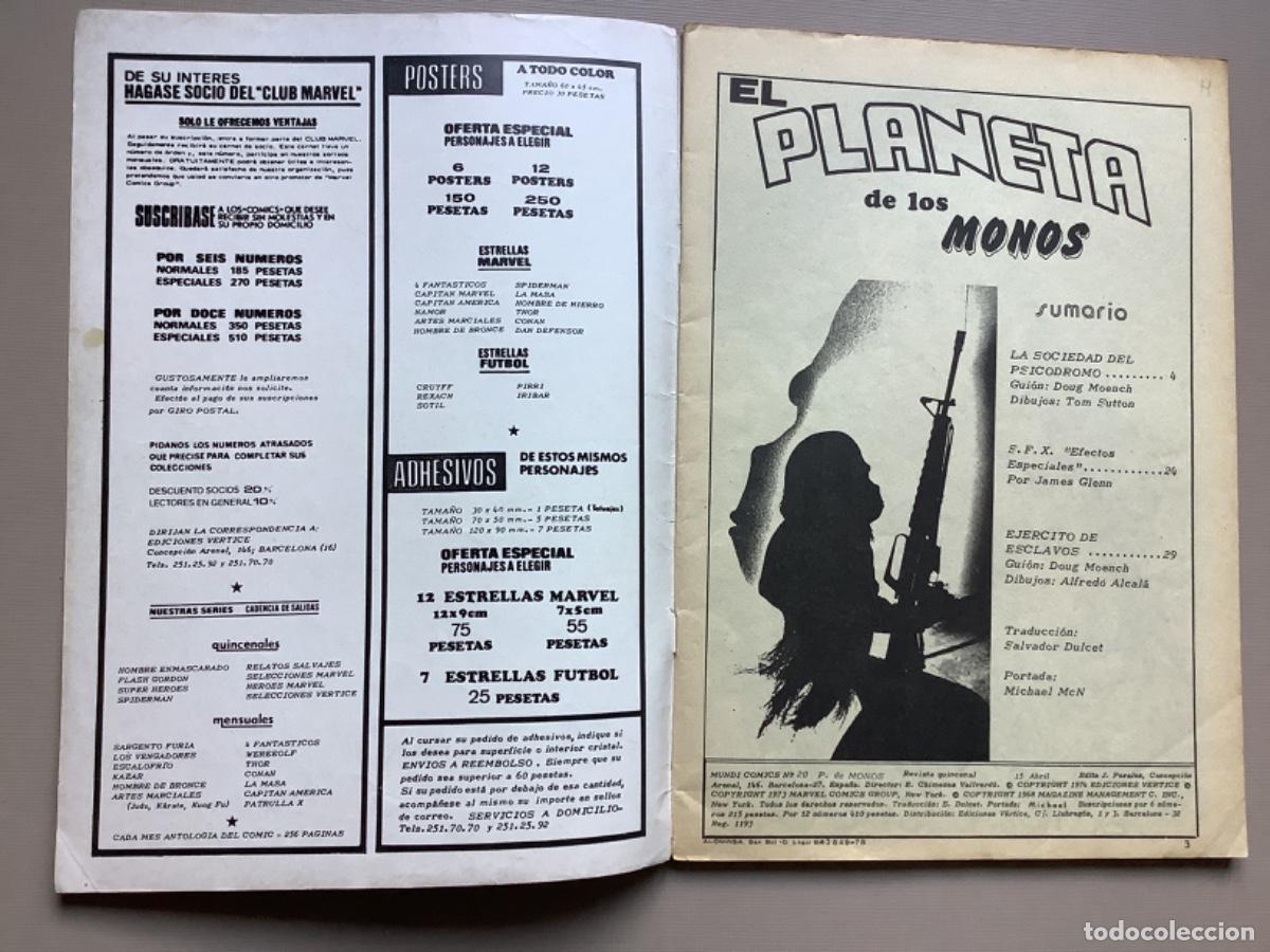C&oacute;mics: EL PLANETA DE LOS SIMIOS VOLUMEN 2 N&Uacute;MERO 20 - Foto 2