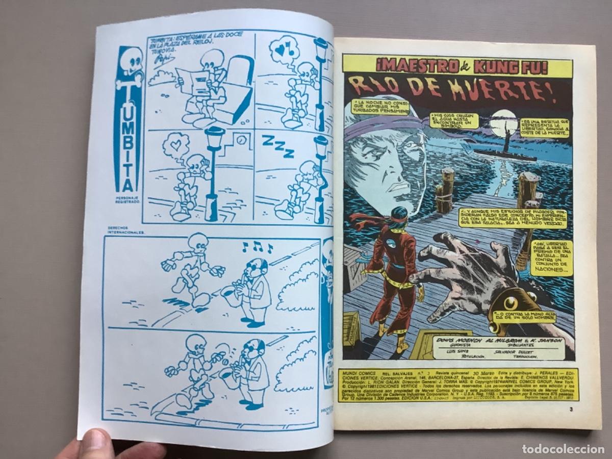 C&oacute;mics: RELATOSSALVAJES KUNG-FU N&Uacute;MERO 3 EXCELENTE ESTADO - Foto 2