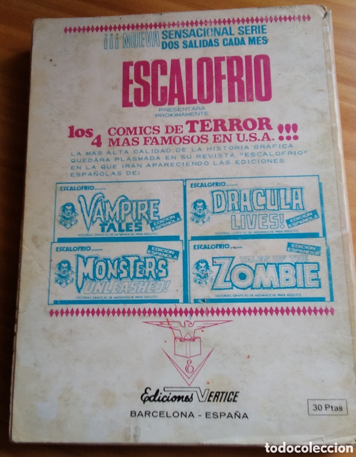C&oacute;mics: La masa comic v&eacute;rtice V-1 n&uacute;mero 30 el regreso del carnivoro - Foto 2