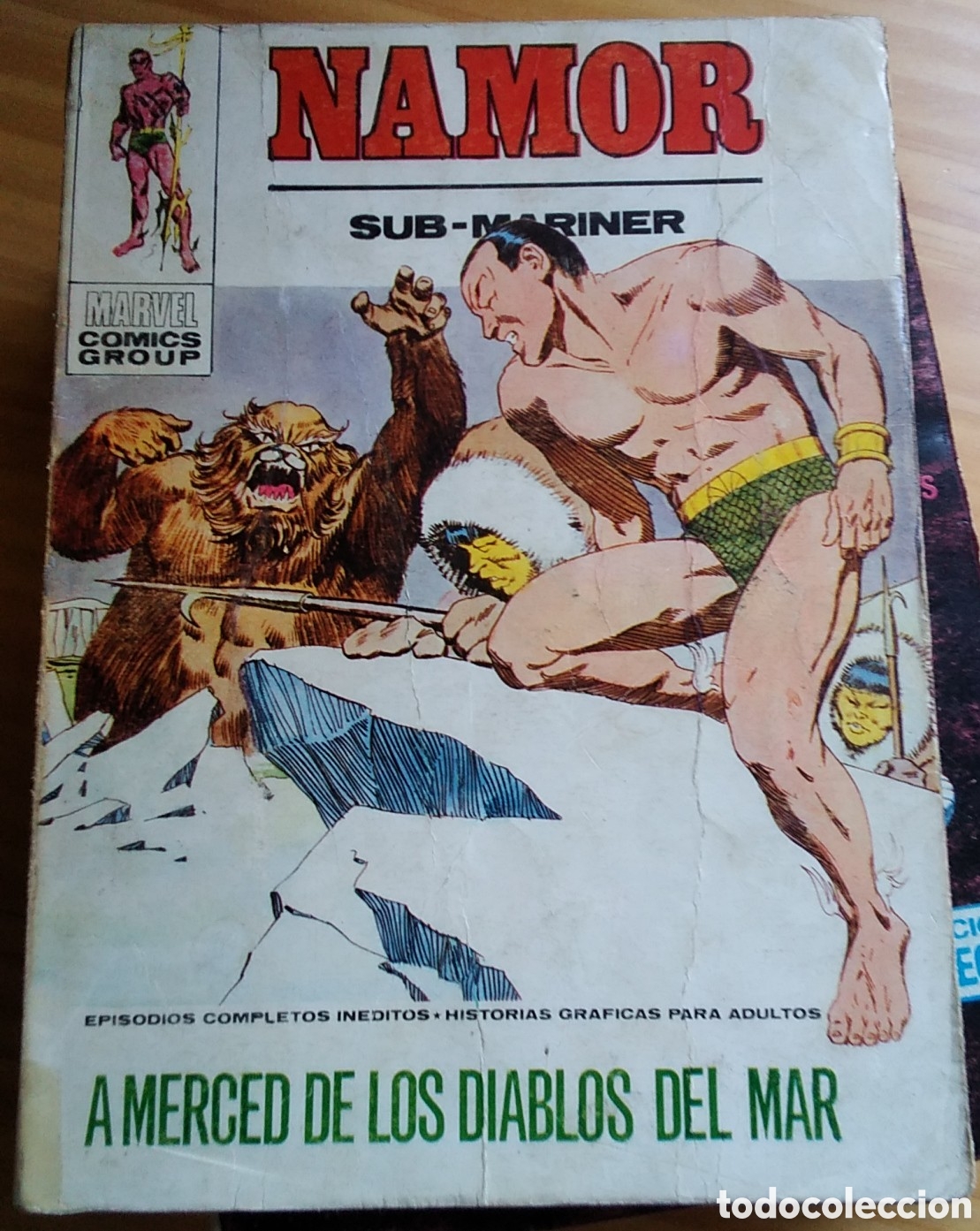 C&oacute;mics: Namor c&oacute;mic v&eacute;rtice V-1 n&uacute;mero 27 a merced de los diablos del mar - Foto 1