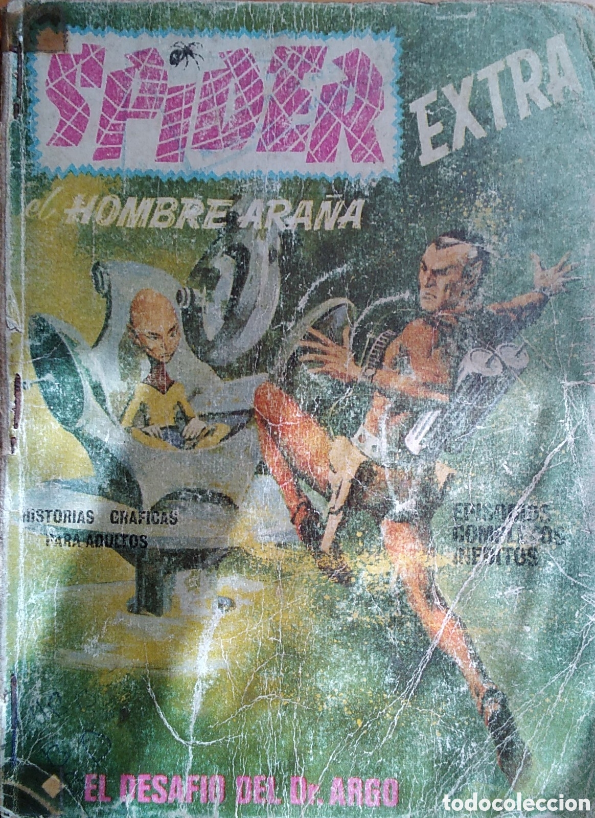 C&oacute;mics: Spider comic v&eacute;rtice V-1 n&uacute;mero 10 el desaf&iacute;o del dr. Argo - Foto 1