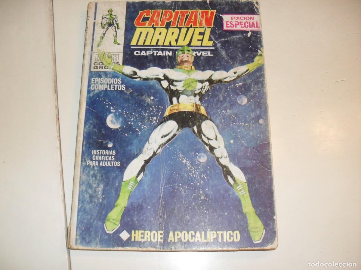 C&oacute;mics: CAPITAN MARVEL N&ordm;1,EL PRIMERO,HEROE APOCALIPTICO.VERTICE,1969 - Foto 1
