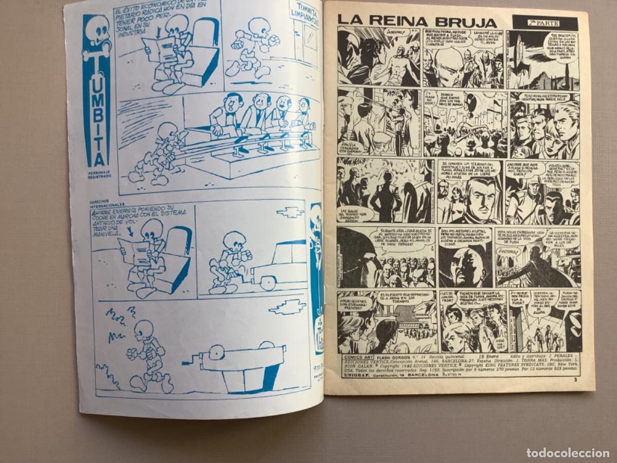 C&oacute;mics: FLASH GORDON VOLUMEN 2 N&Uacute;MERO 21 EXCELENTE ESTADO - Foto 2