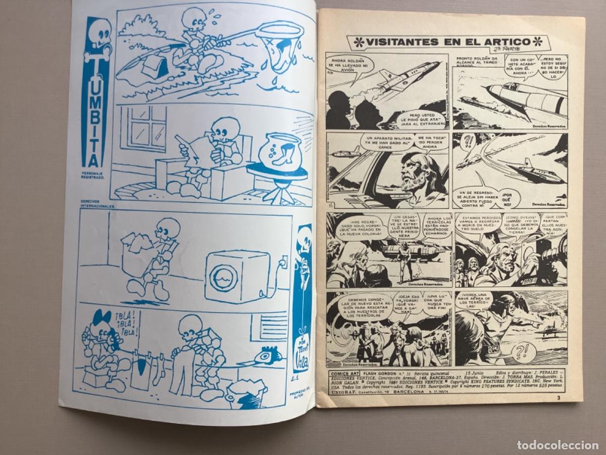 C&oacute;mics: FLASH GORDON VOLUMEN 2 N&Uacute;MERO 31 EXCELENTE ESTADO - Foto 2