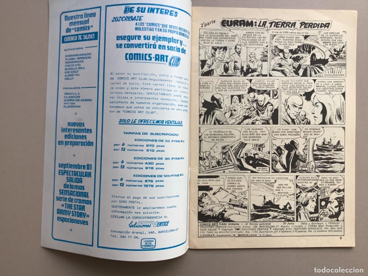 C&oacute;mics: FLASH GORDON VOLUMEN 2 N&Uacute;MERO 32 EXCELENTE ESTADO - Foto 2