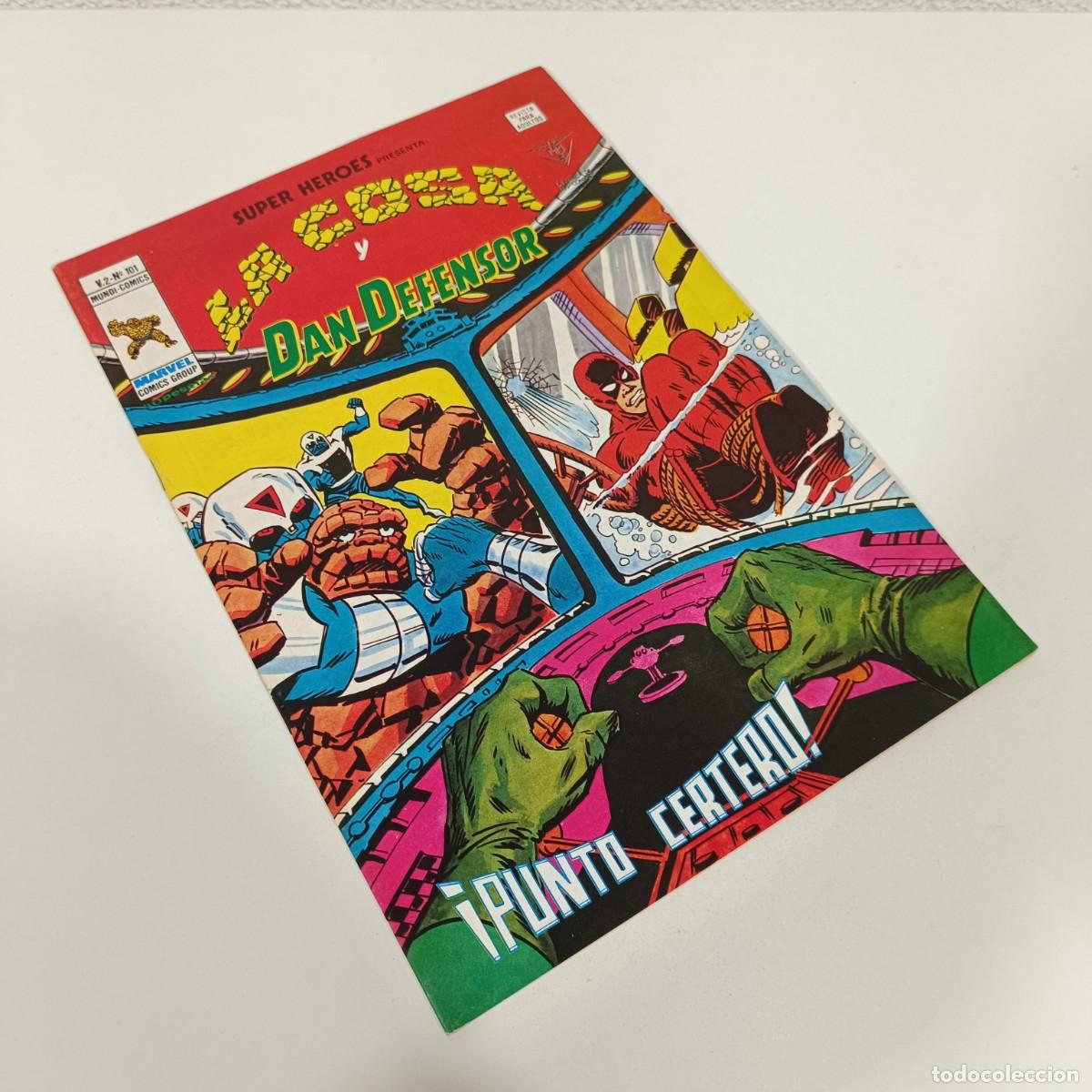 C&oacute;mics: &iexcl;&iexcl;&iexcl;EXCELENTE ESTADO!!! SUPER HEROES LA COSA Y DAN DEFENSOR VOL. 2 NUMERO 101 VERTICE - Foto 1