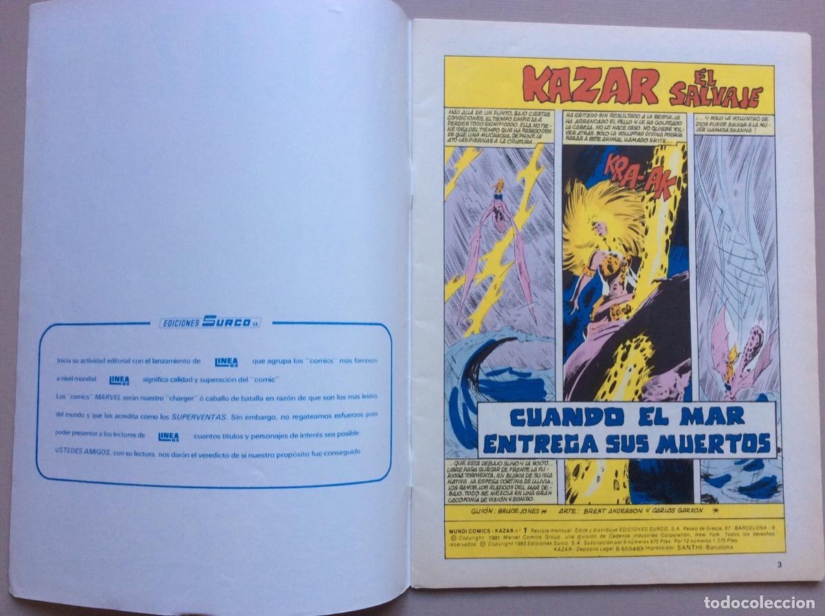 C&oacute;mics: KAZAR N&Uacute;MERO 1 - Foto 2