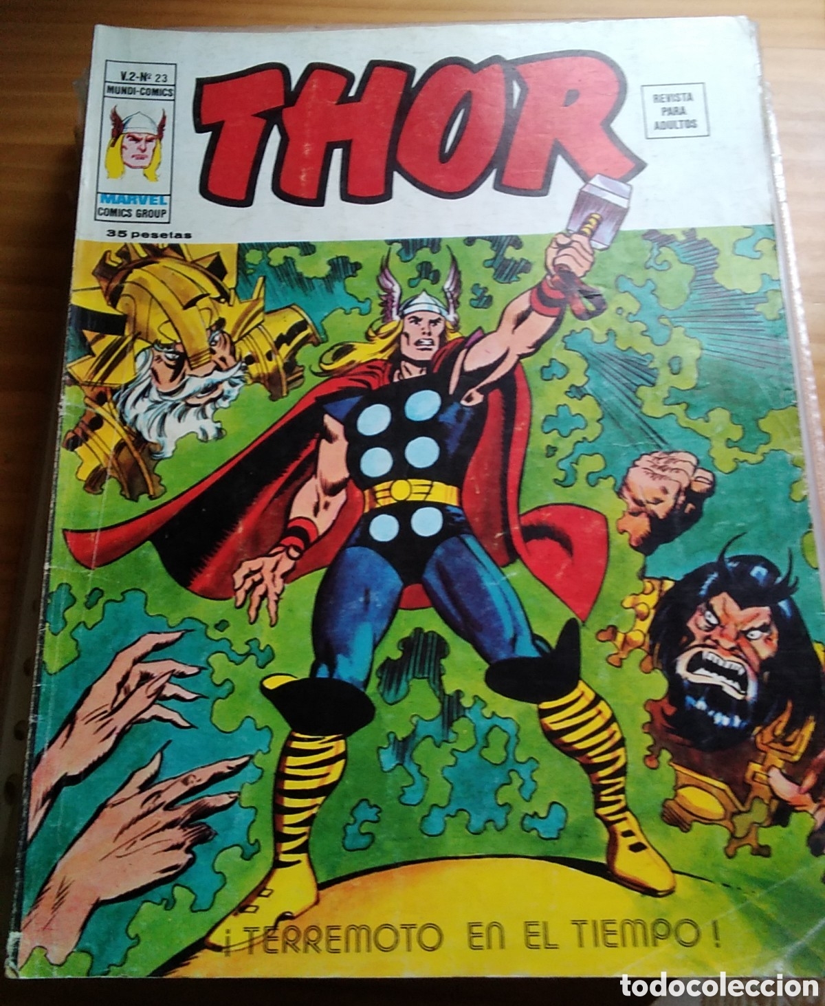 C&oacute;mics: Thor v&eacute;rtice V-2 n&uacute;mero 23 terremoto en el tiempo - Foto 1