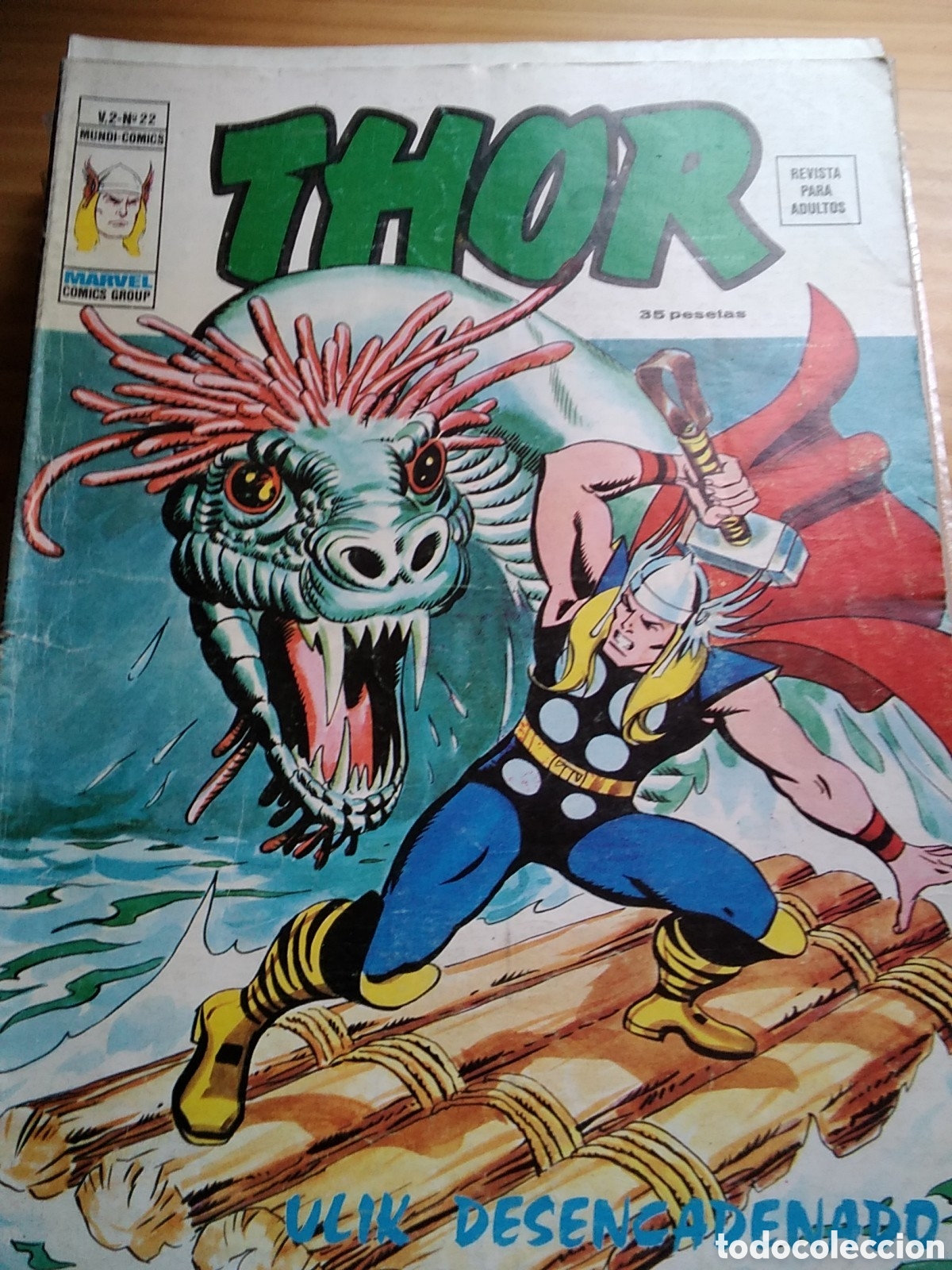 C&oacute;mics: Thor v&eacute;rtice V-2 n&uacute;mero 22 ulik desencadenado - Foto 1