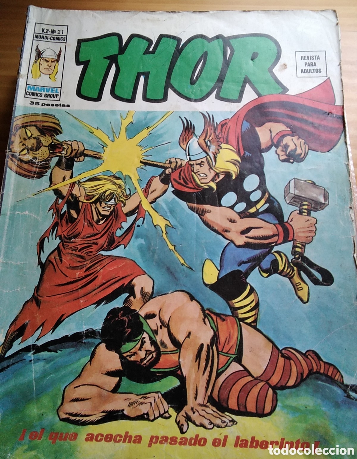 C&oacute;mics: Thor v&eacute;rtice V-2 n&uacute;mero 21 el que acecha pasado el laberinto - Foto 1