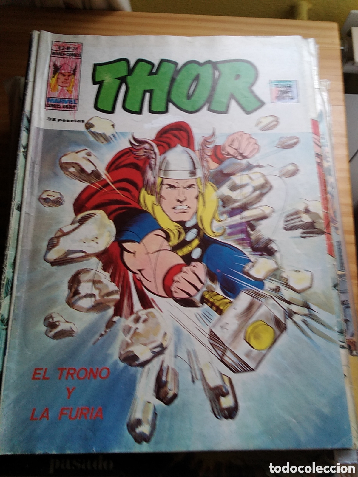 C&oacute;mics: Thor v&eacute;rtice V-2 n&uacute;mero 28 el trono y la furia - Foto 1