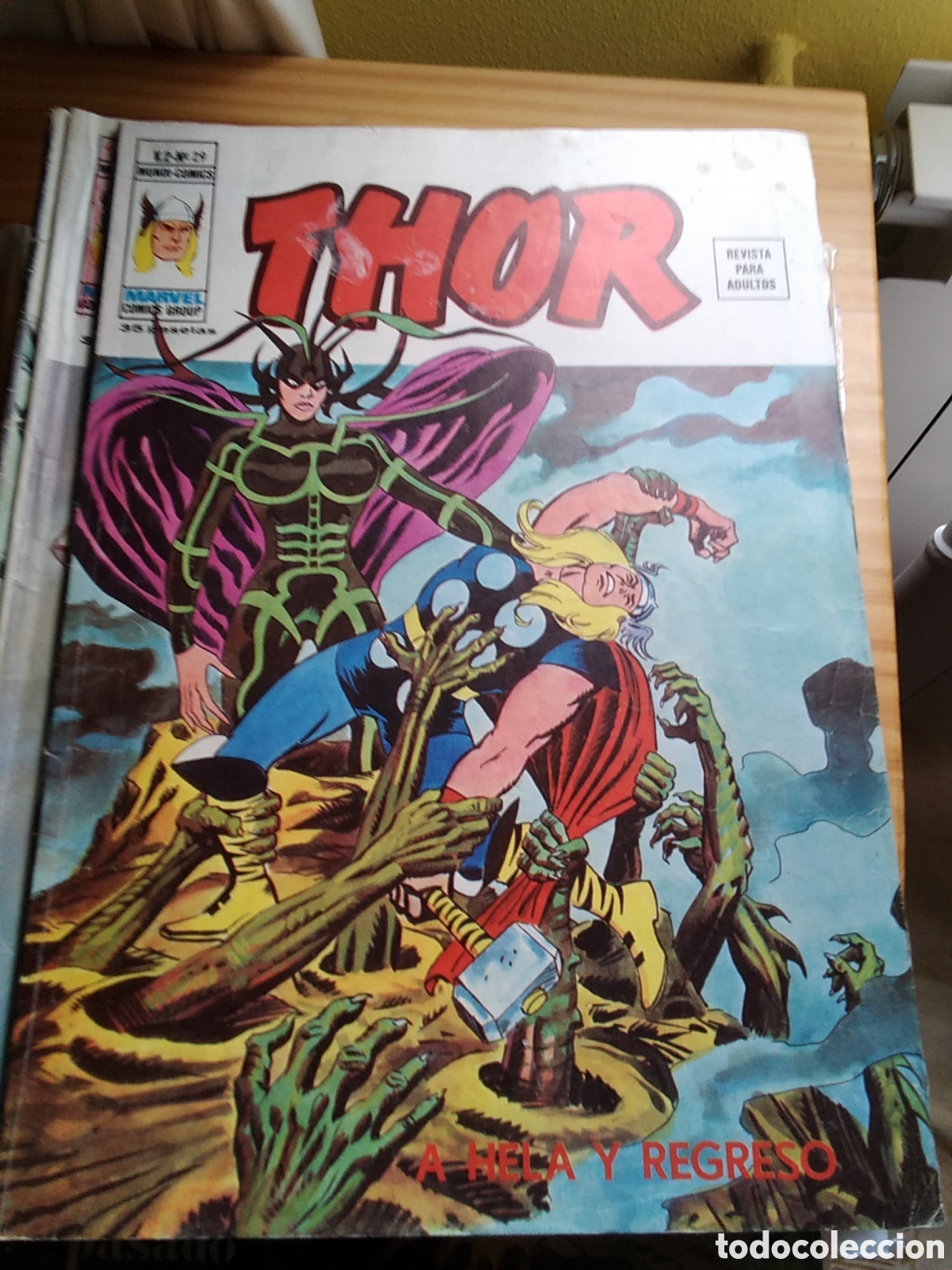 C&oacute;mics: Thor v&eacute;rtice V-2 n&uacute;mero 29 a hela y regreso - Foto 1