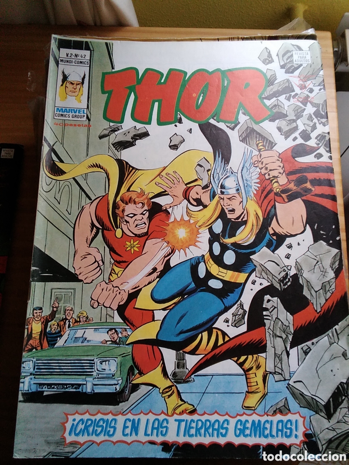 C&oacute;mics: Thor v&eacute;rtice V-2 n&uacute;mero 42 crisis en las tierras gemelas - Foto 1
