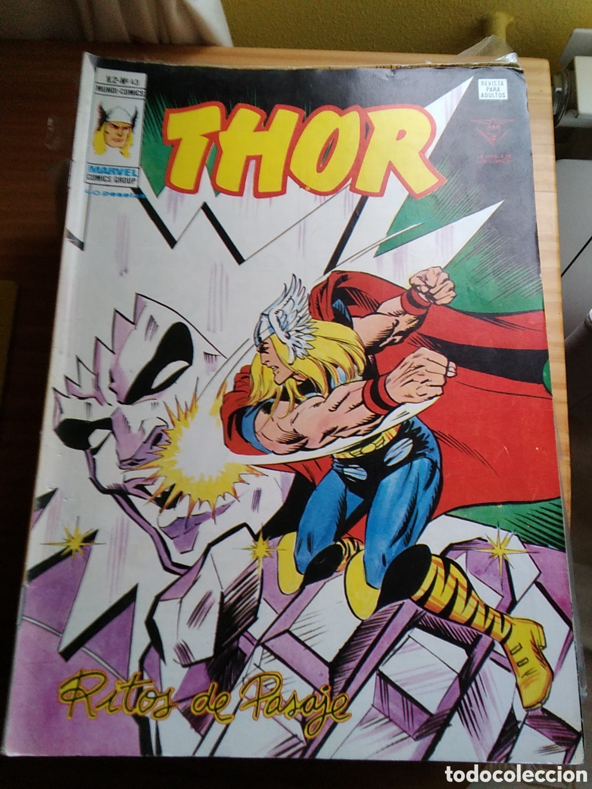 C&oacute;mics: Thor v&eacute;rtice V-2 n&uacute;mero 43 ritos de pasaje - Foto 1