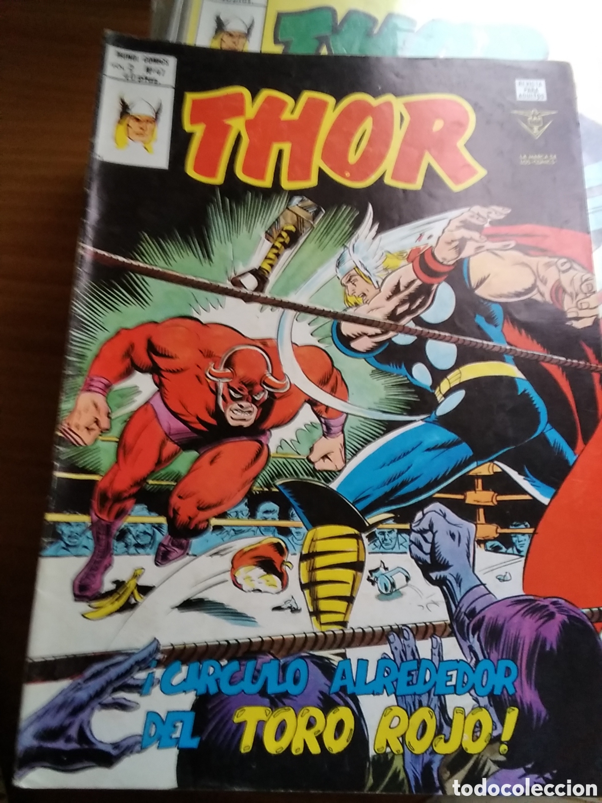 C&oacute;mics: Thor v&eacute;rtice V-2 n&uacute;mero 47 c&iacute;rculo alrededor del toro rojo - Foto 1