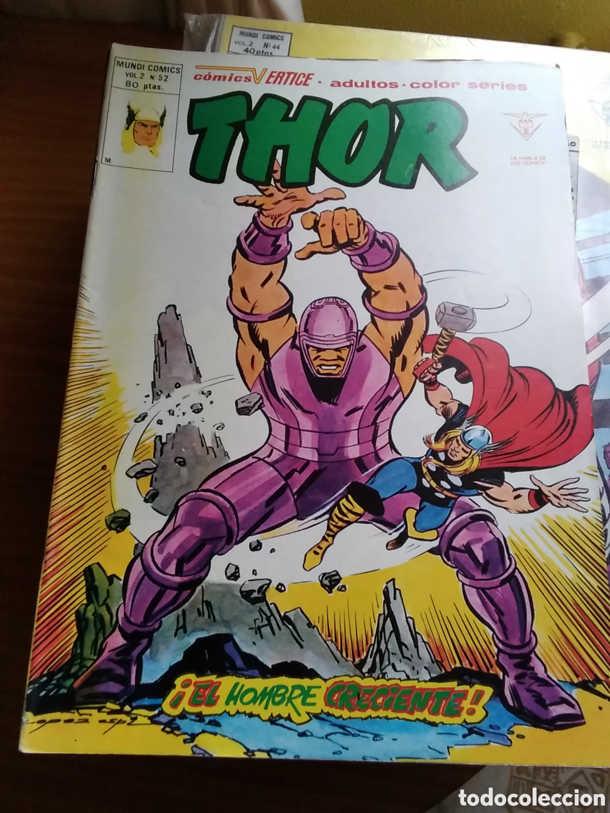 C&oacute;mics: Thor v&eacute;rtice V-2 n&uacute;mero 52 el hombre creciente - Foto 1