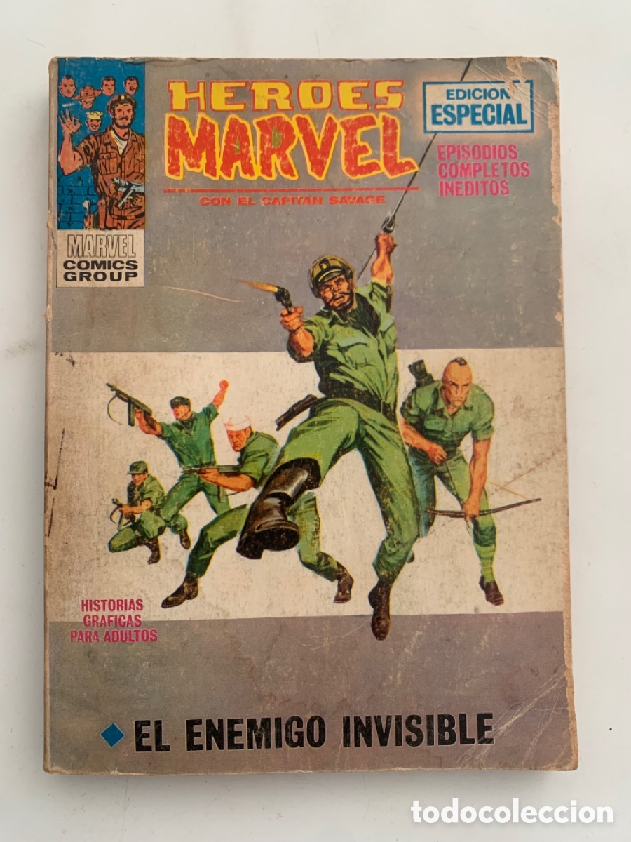 C&oacute;mics: Heroes marvel n&ordm; 8 el enemigo invisible vertice taco - Foto 1