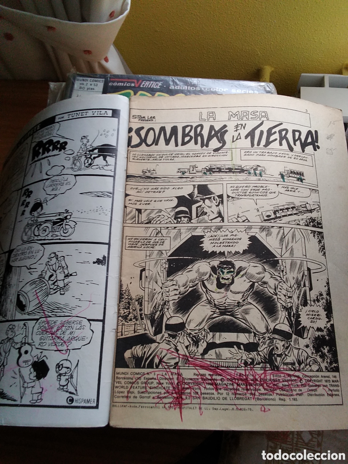 C&oacute;mics: La masa v&eacute;rtice V-2 n&uacute;mero 6 la sombra viviente - Foto 5
