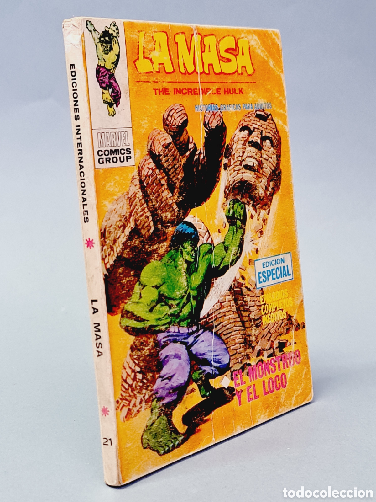 C&oacute;mics: LA MASA 21 EL MONSTRUO Y EL LOCO NORMAL ESTADO TACO EDICIONES MARVEL VERTICE - Foto 1