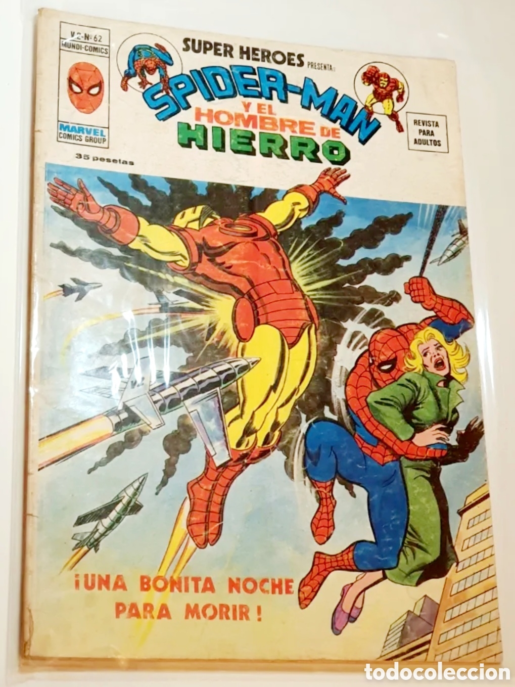 C&oacute;mics: SPIDERMAN Y EL HOMBRE DE HIERRO N&deg;62 ORIGINAL DE LA &Eacute;POCA - Foto 1