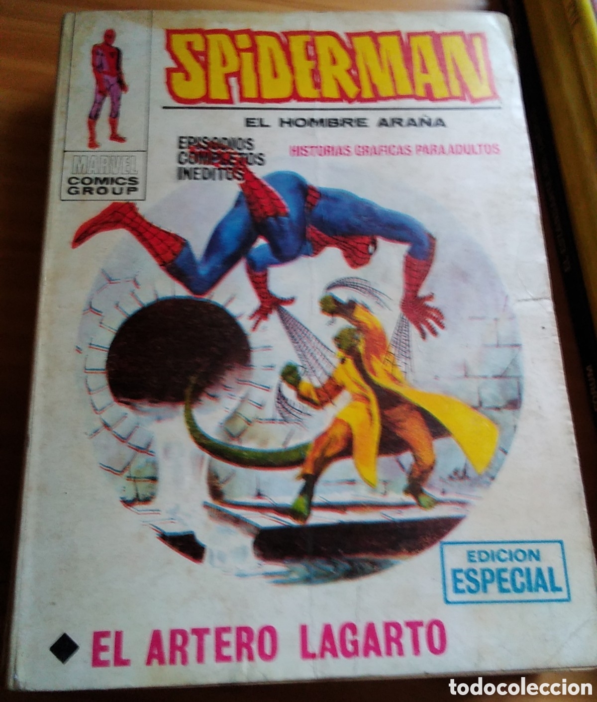 C&oacute;mics: Spiderman comic v&eacute;rtice V-1 n&uacute;mero 17 el artero lagarto - Foto 1