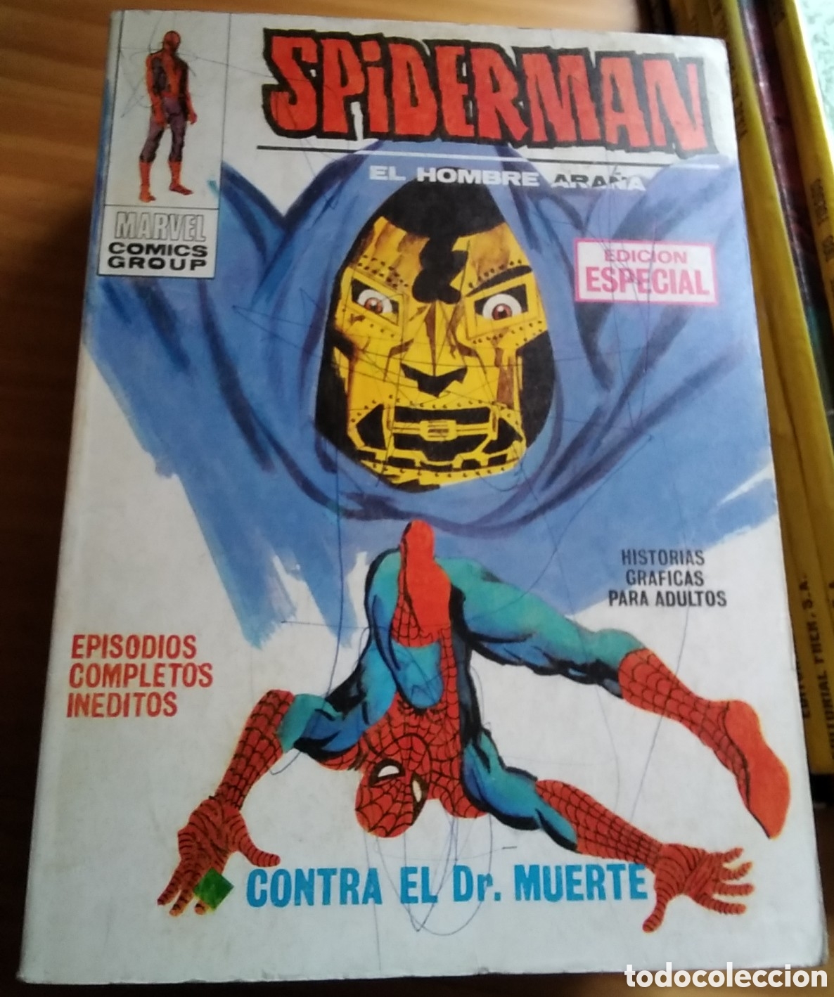 C&oacute;mics: Spiderman comic v&eacute;rtice V-1 n&uacute;mero 3 contra el dr. Muerte - Foto 1