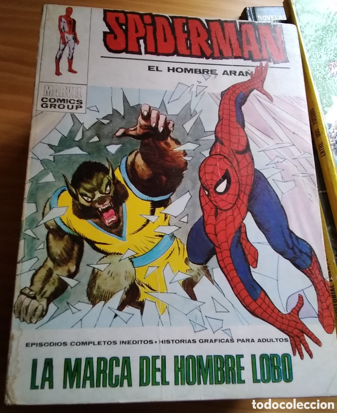 C&oacute;mics: Spiderman comic v&eacute;rtice V-1 n&uacute;mero 56 la marca del hombre lobo - Foto 1