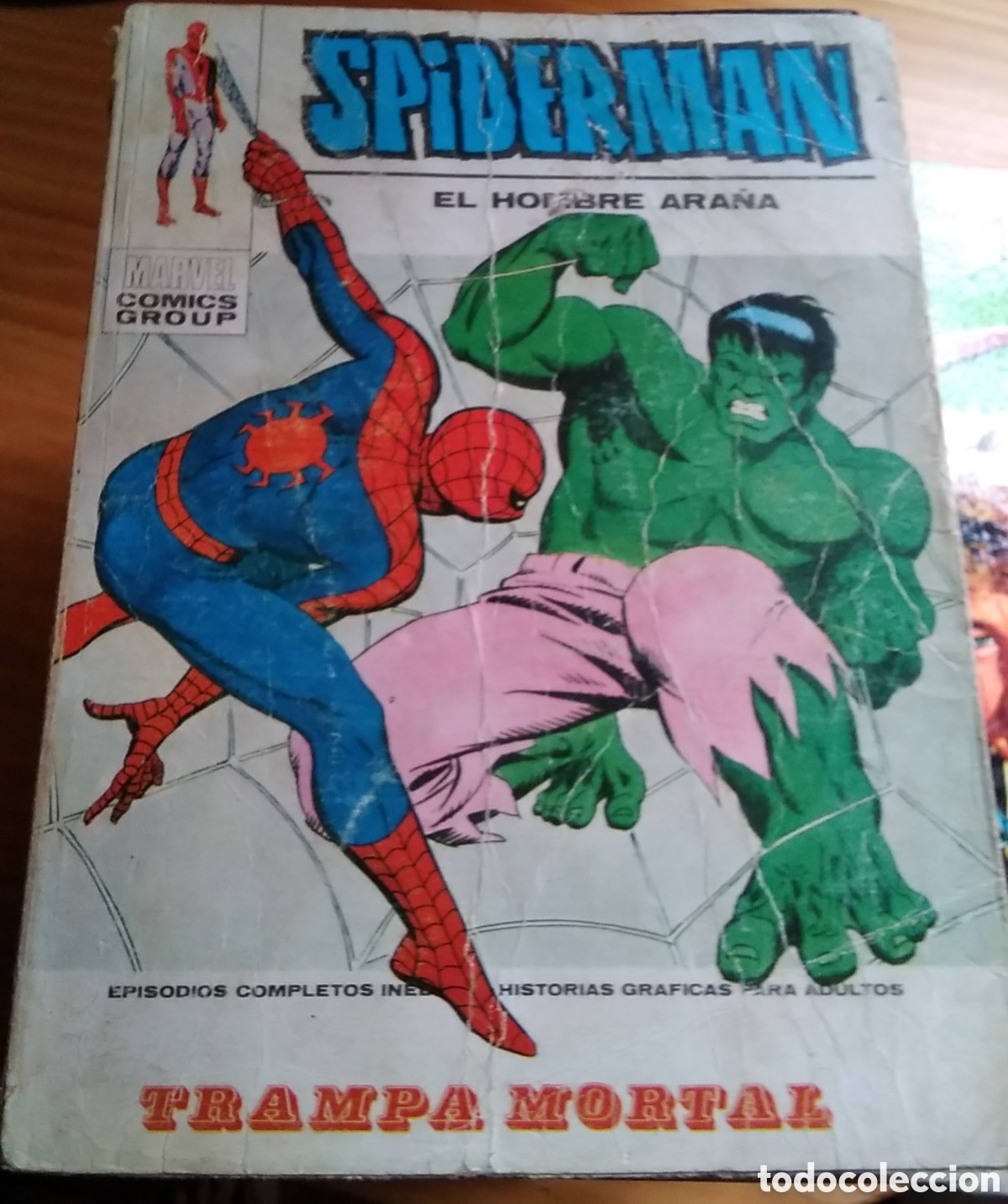 C&oacute;mics: Spiderman comic v&eacute;rtice V-1 n&uacute;mero 54 trampa mortal - Foto 1